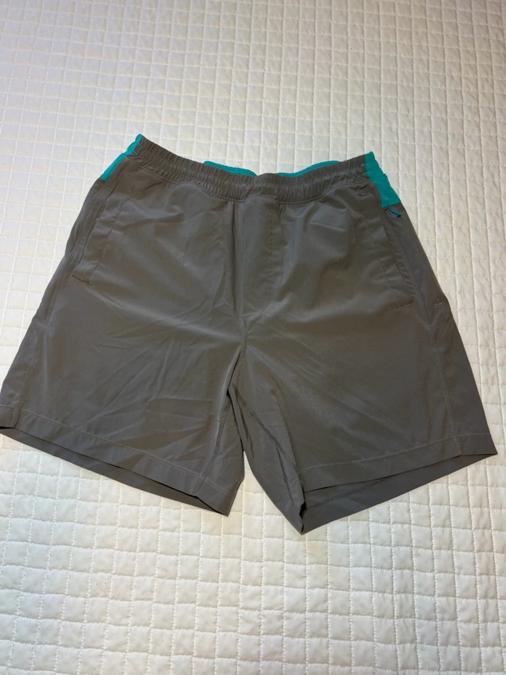 Birddogs Bright Teal Athletic Lined Shorts